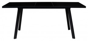 Стол ФИН 120 Черный, стекло/ Черный каркас М-City в Лысьве - lysva.mebel-74.com | фото