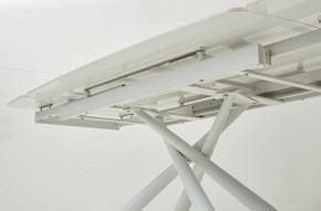Стол RIVOLI 140 GLOSS LUXURY PANDORA SOLID CERAMIC / WHITE, ®DISAUR в Лысьве - lysva.mebel-74.com | фото