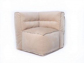 Угловое модульное бескаркасное кресло Комфорт (Карамель велюр) в Лысьве - lysva.mebel-74.com | фото
