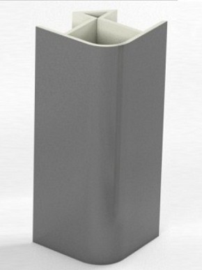 Угловое соединение для цоколя 90 гр. h100 мм (Алюминий, Белый, Черный, Сонома) в Лысьве - lysva.mebel-74.com | фото