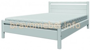 ВЕРОНИКА-1 Кровать из массива 900 (Белый Античный) в Лысьве - lysva.mebel-74.com | фото