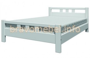 ВЕРОНИКА-2 Кровать из массива 900 (Белый античный) в Лысьве - lysva.mebel-74.com | фото