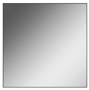 Зеркало Corsica 600х600 black без подсветки Sansa (SB1064Z) в Лысьве - lysva.mebel-74.com | фото