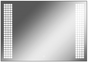 Зеркало Cosmo 100 black с подсветкой Sansa (SC1047Z) в Лысьве - lysva.mebel-74.com | фото
