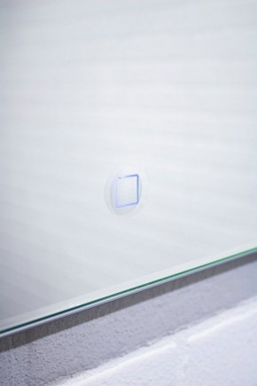 Зеркало Quadro 100 alum (линза) с подсветкой Sansa (SQL1030Z) в Лысьве - lysva.mebel-74.com | фото